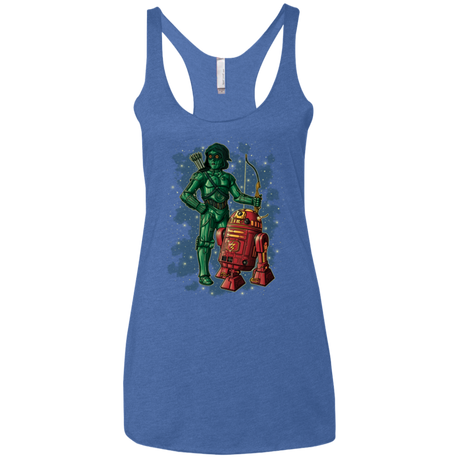 Flash and Arrow Women's Triblend Racerback Tank