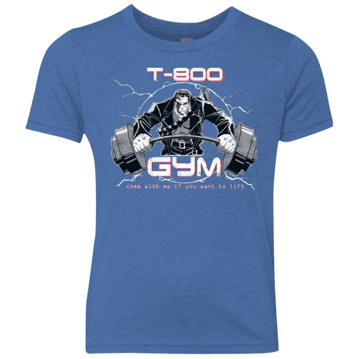 T-800 gym Youth Triblend T-Shirt