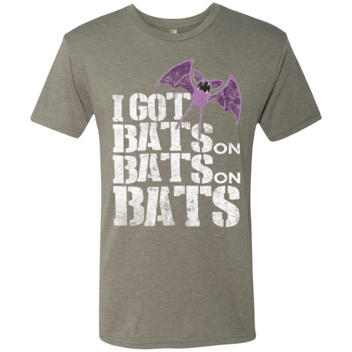 Bats on Bats on Bats Men's Triblend T-Shirt