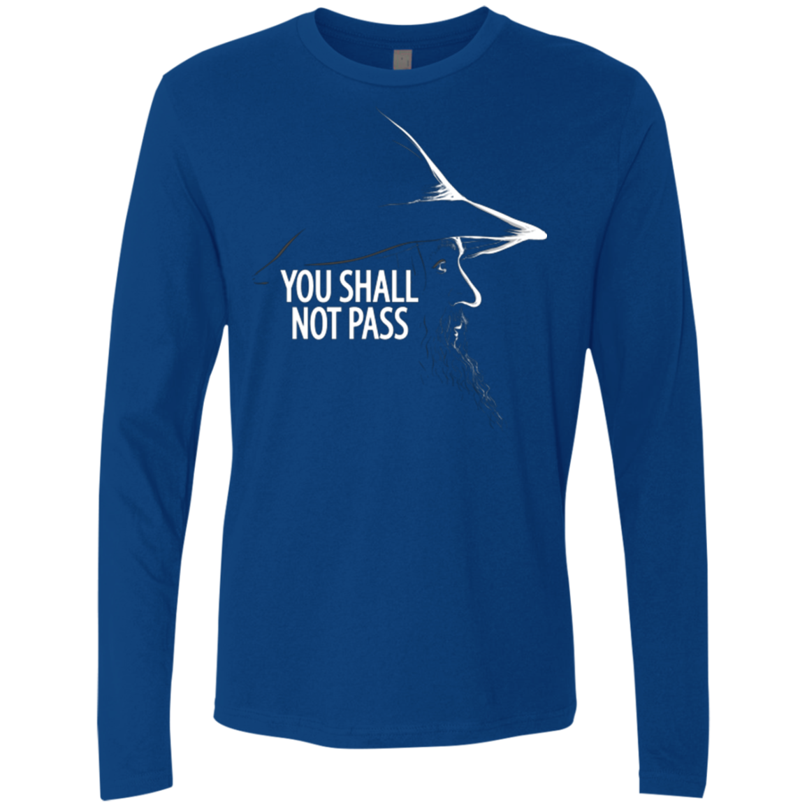 YOU SHALL NOT PASS (2) Men's Premium Long Sleeve