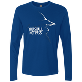 YOU SHALL NOT PASS (2) Men's Premium Long Sleeve