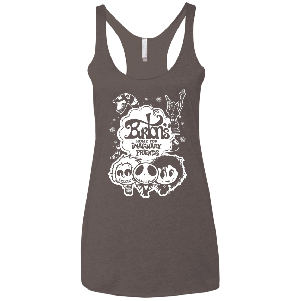 Burtons Imaginary Friends Women's Triblend Racerback Tank