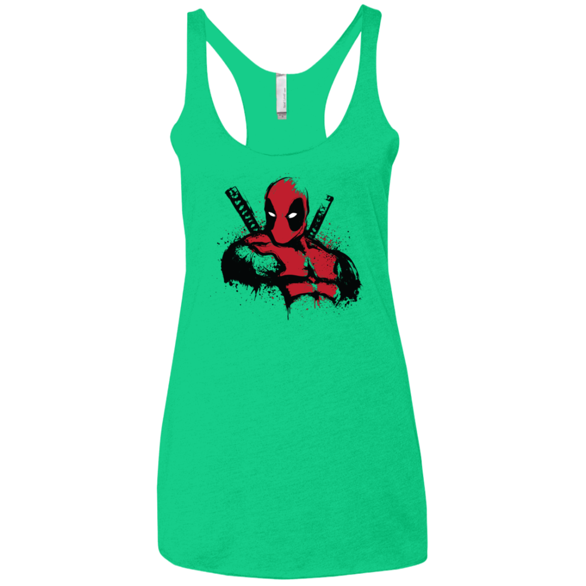 The Merc in Red Women's Triblend Racerback Tank