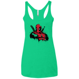 The Merc in Red Women's Triblend Racerback Tank