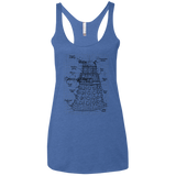 Dalek Plan Women's Triblend Racerback Tank