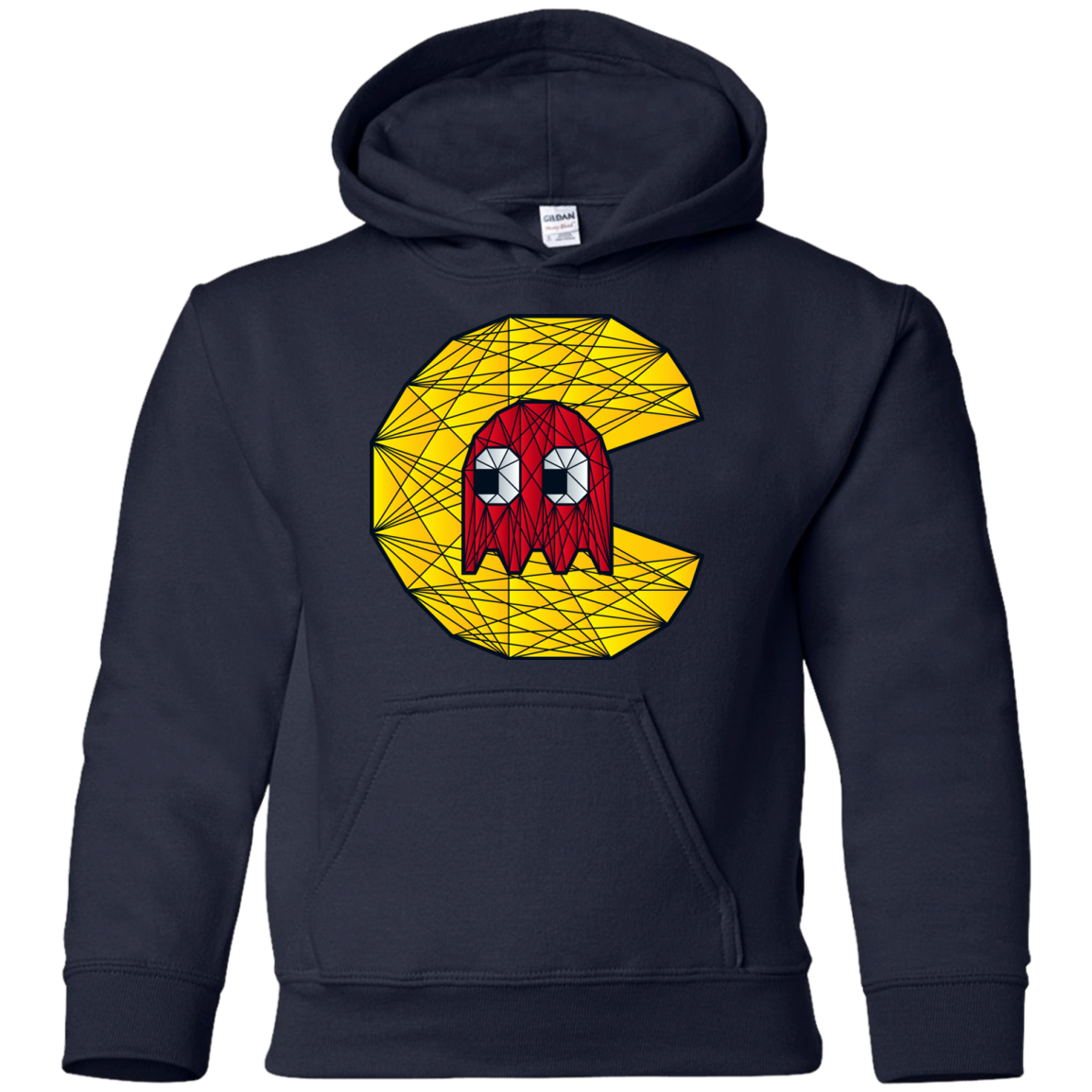 Poly Pac Man Youth Hoodie
