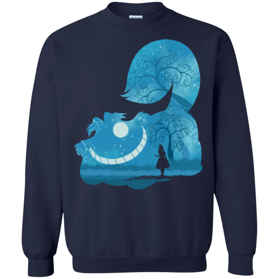Cheshire Portrait Crewneck Sweatshirt