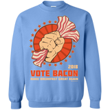 Vote Bacon In 2018 Crewneck Sweatshirt