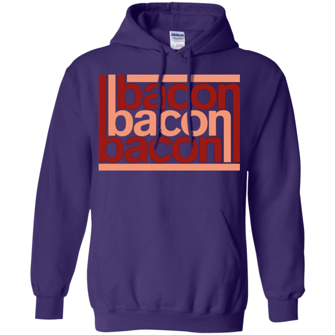 Bacon-Bacon-Bacon Pullover Hoodie