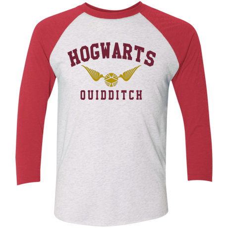 Hogwarts Quidditch Triblend 3/4 Sleeve