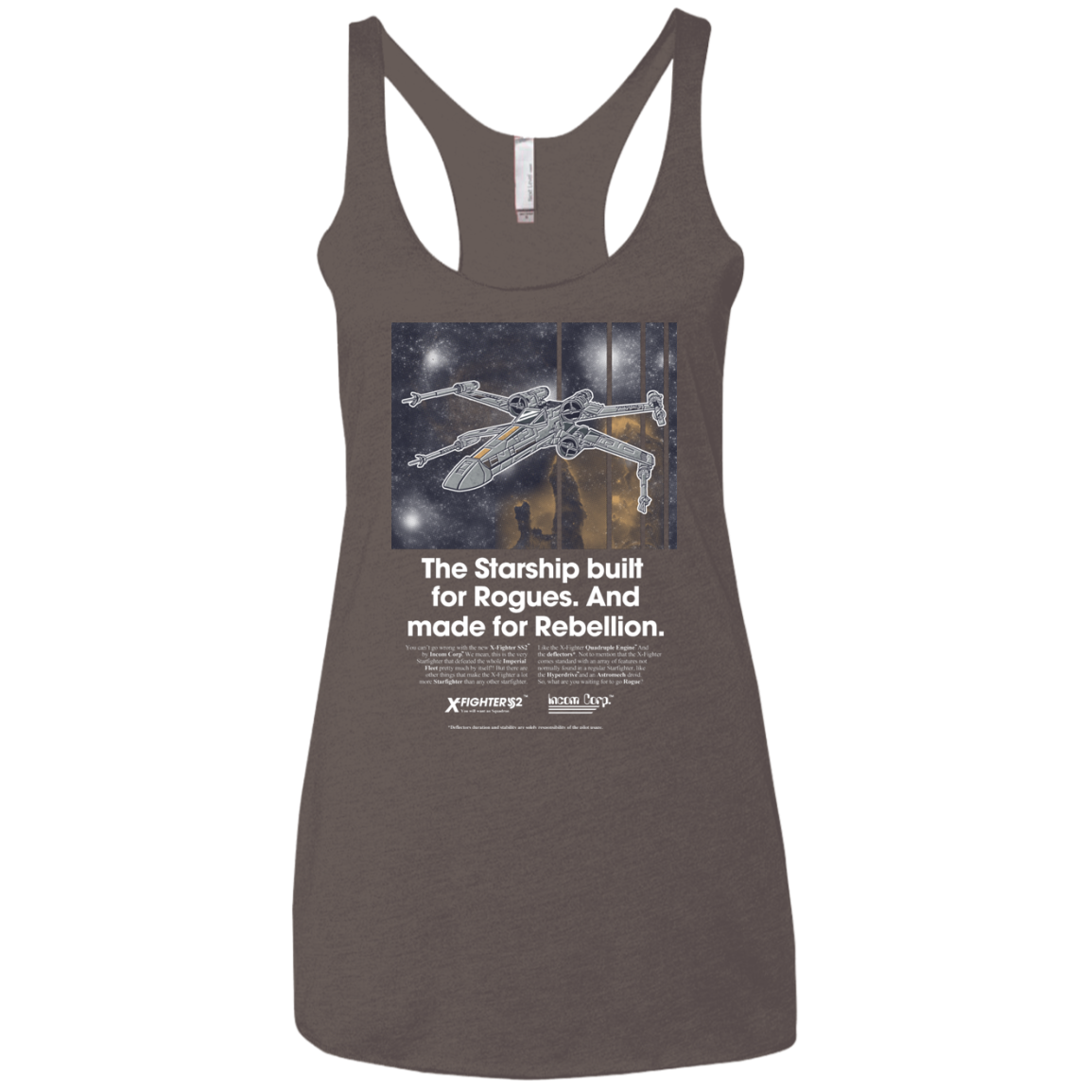 X-Fighter Women's Triblend Racerback Tank