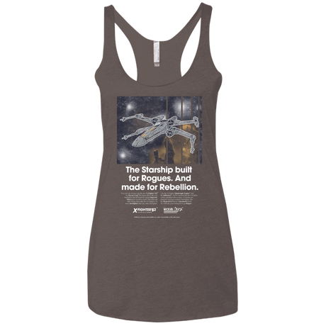 X-Fighter Women's Triblend Racerback Tank