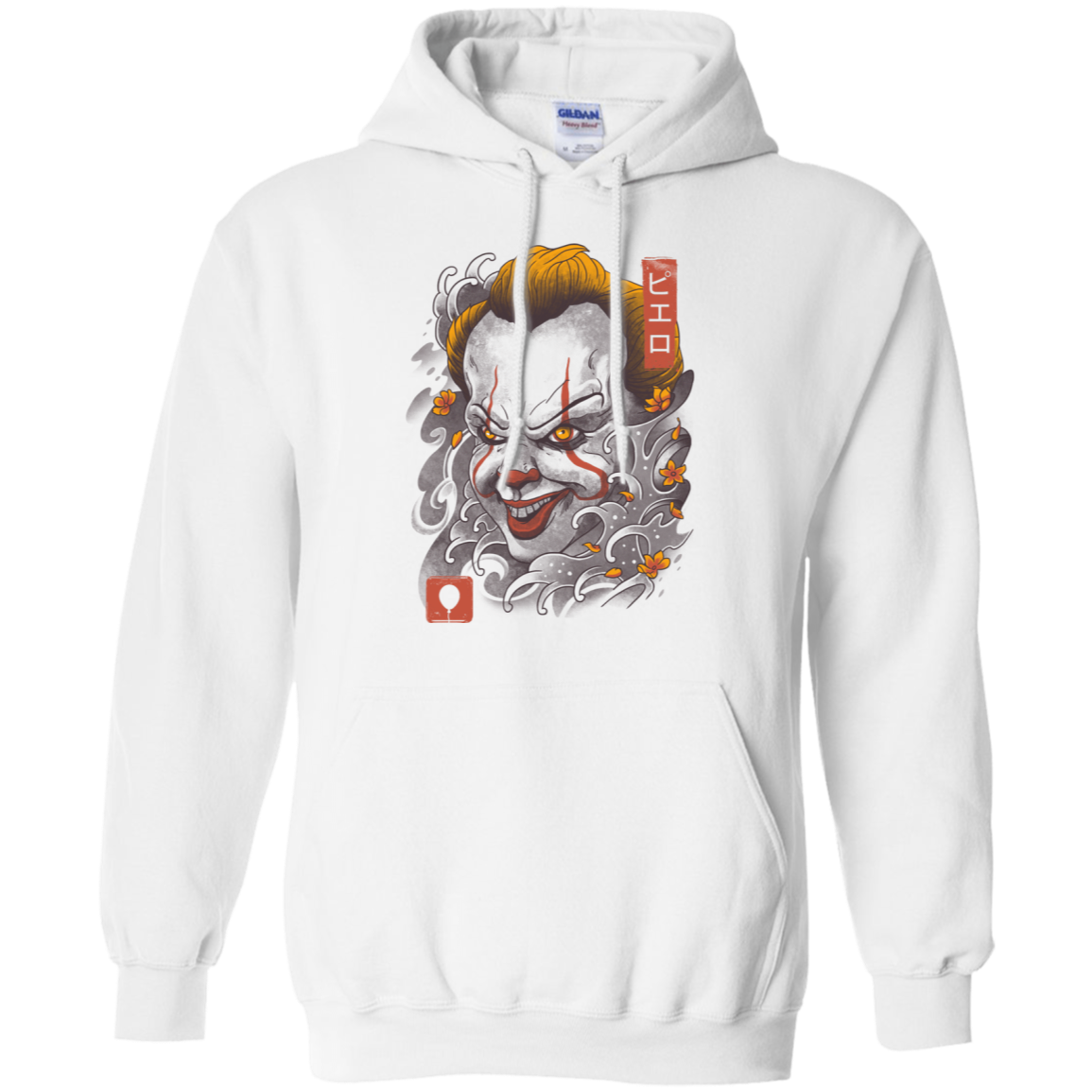 Oni Clown Mask Pullover Hoodie
