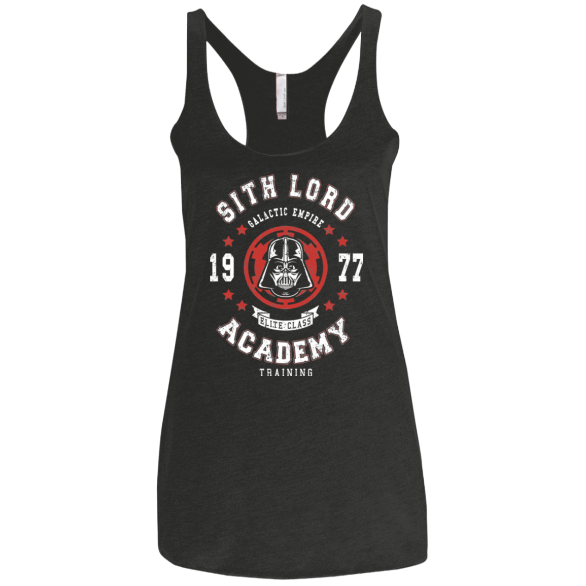 Sith Lord Academy 77 Women's Triblend Racerback Tank