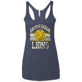 Lions Women's Triblend Racerback Tank