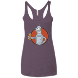 Vault bot Women's Triblend Racerback Tank