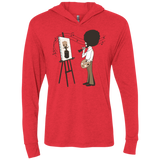 Happy Little Tree Triblend Long Sleeve Hoodie Tee