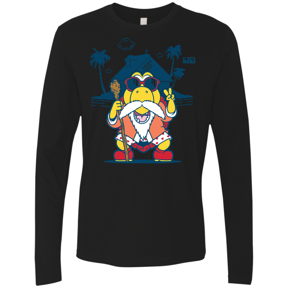 TURTLE HERMIT Men's Premium Long Sleeve