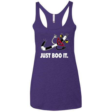 Just Boo It Women's Triblend Racerback Tank