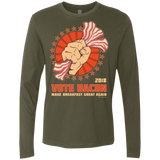 Vote Bacon In 2018 Men's Premium Long Sleeve