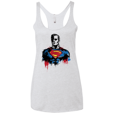 Return of Kryptonian Women's Triblend Racerback Tank