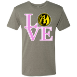 Pink Ranger LOVE Men's Triblend T-Shirt