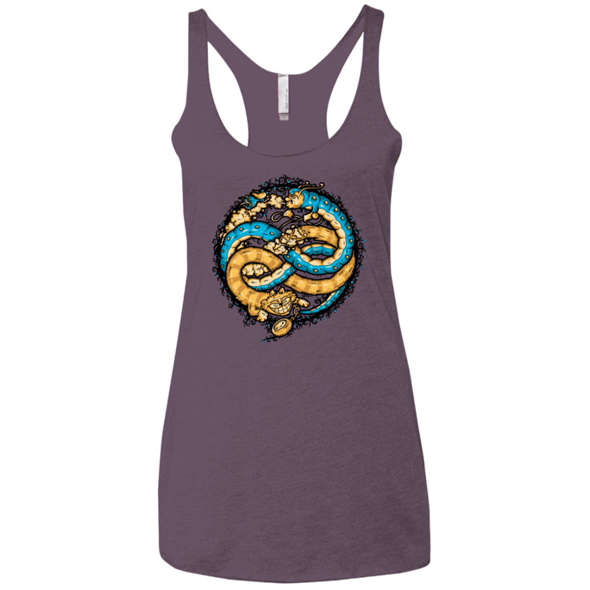 NEVERENDING WONDERLAND Women's Triblend Racerback Tank