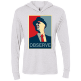Observe Triblend Long Sleeve Hoodie Tee