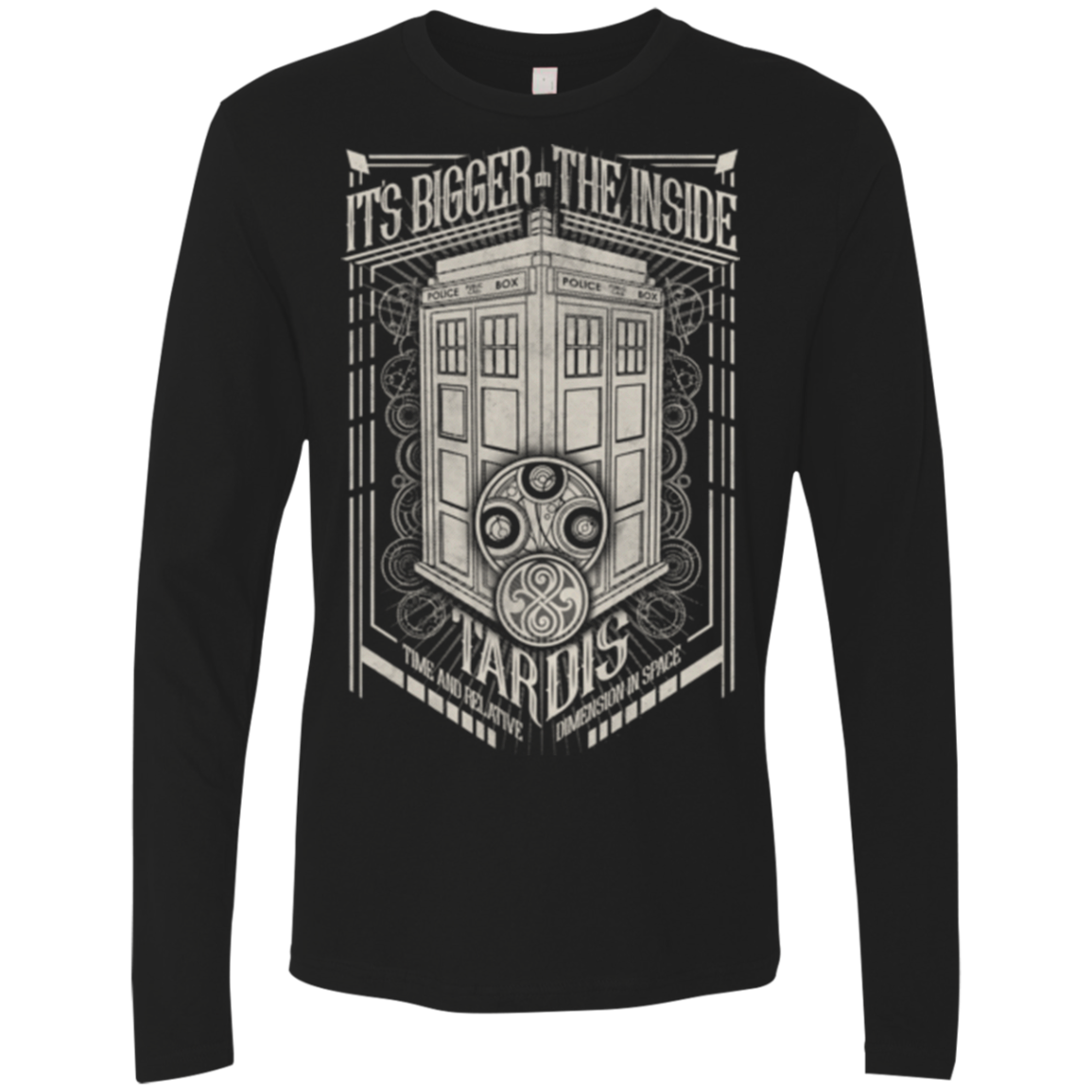 The Vintage Series - It's Bigger on The Inside Men's Premium Long Sleeve