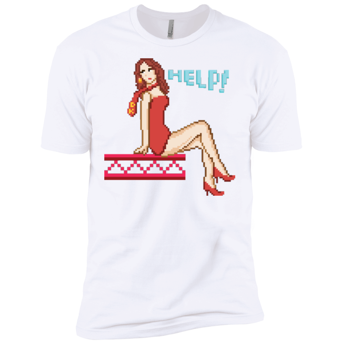 Pixel Pinup Pauline Men's Premium T-Shirt