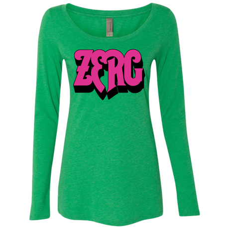 Zerg Rush Women's Triblend Long Sleeve Shirt