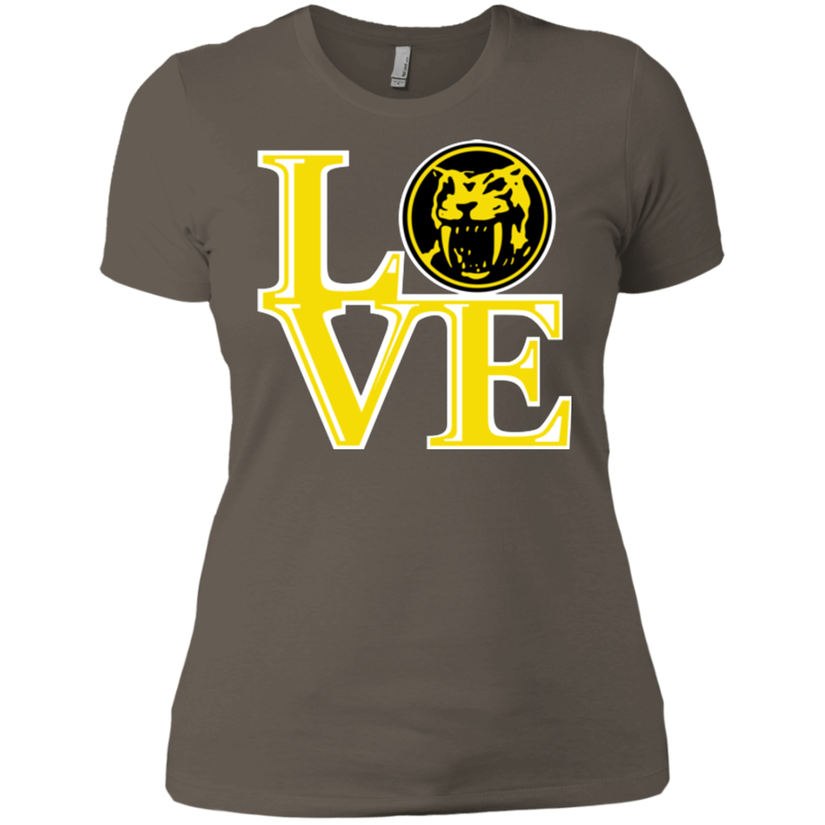 Yellow Ranger LOVE Women's Premium T-Shirt