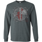 Death Star Plan Men's Long Sleeve T-Shirt