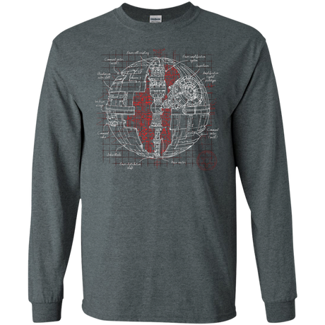 Death Star Plan Men's Long Sleeve T-Shirt