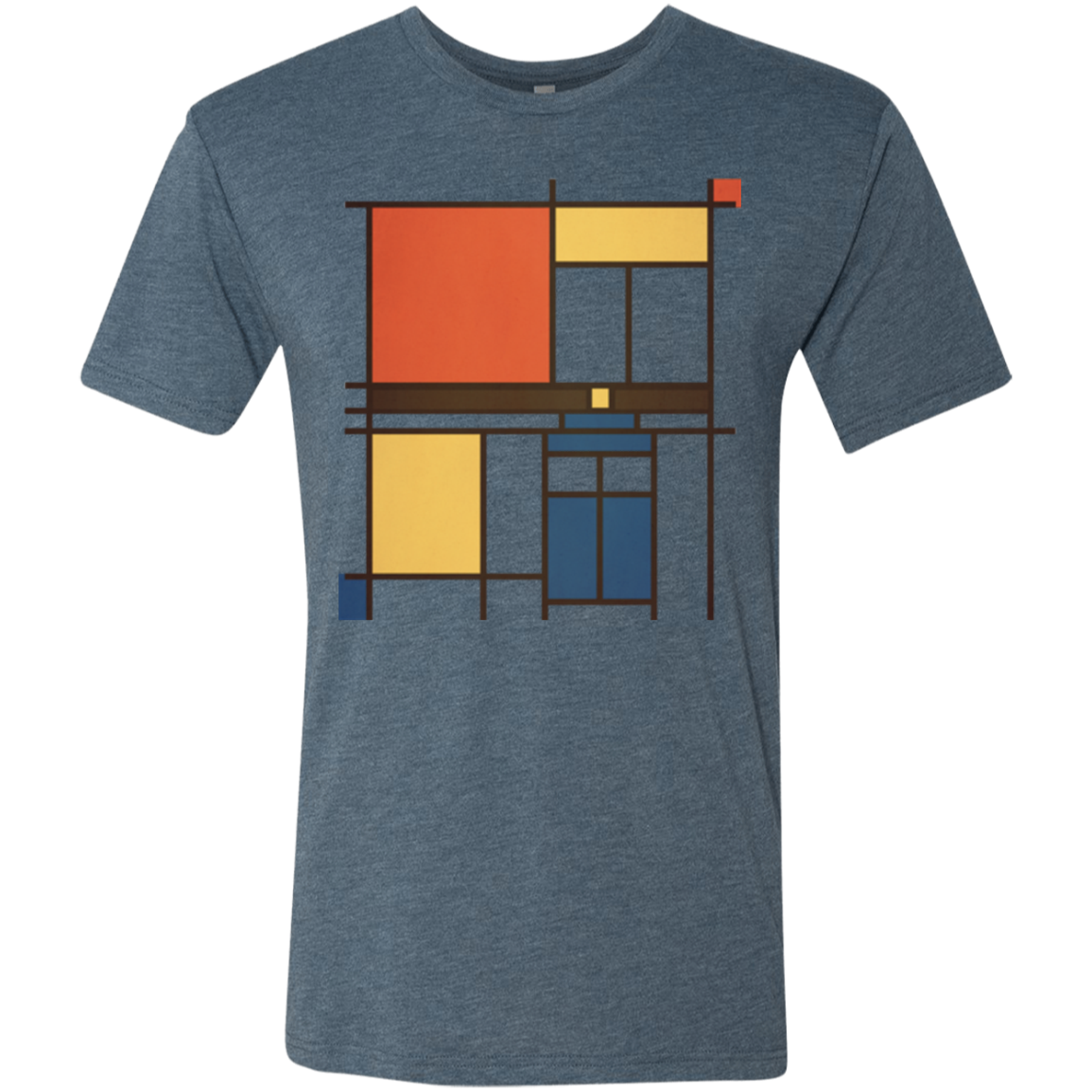 Mondrian Who Men's Triblend T-Shirt