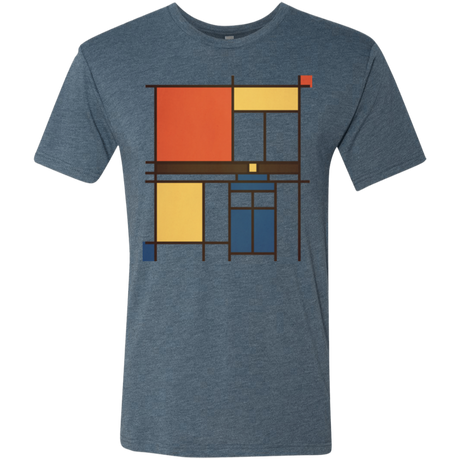 Mondrian Who Men's Triblend T-Shirt