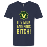 Milk and Eggs Men's Premium V-Neck