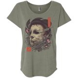 Oni Slasher Mask Triblend Dolman Sleeve