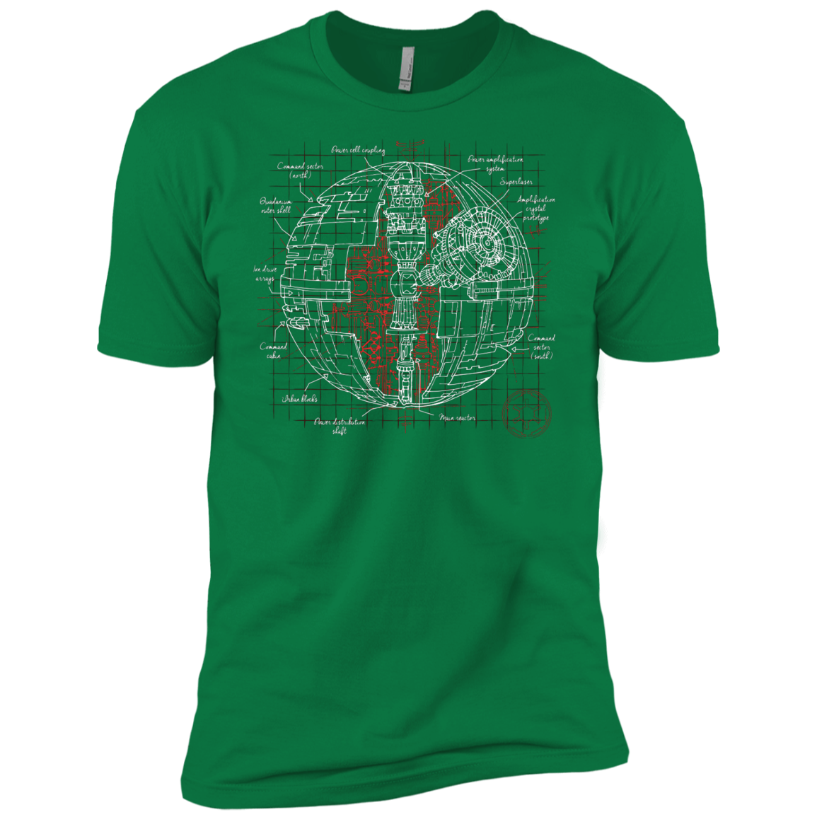 Death Star Plan Men's Premium T-Shirt