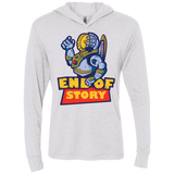 END OF STORY Triblend Long Sleeve Hoodie Tee