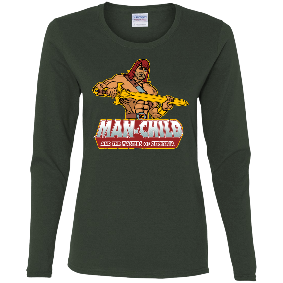 Man Child Women's Long Sleeve T-Shirt