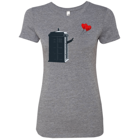 Dr Banksy Heart Balloon Women's Triblend T-Shirt