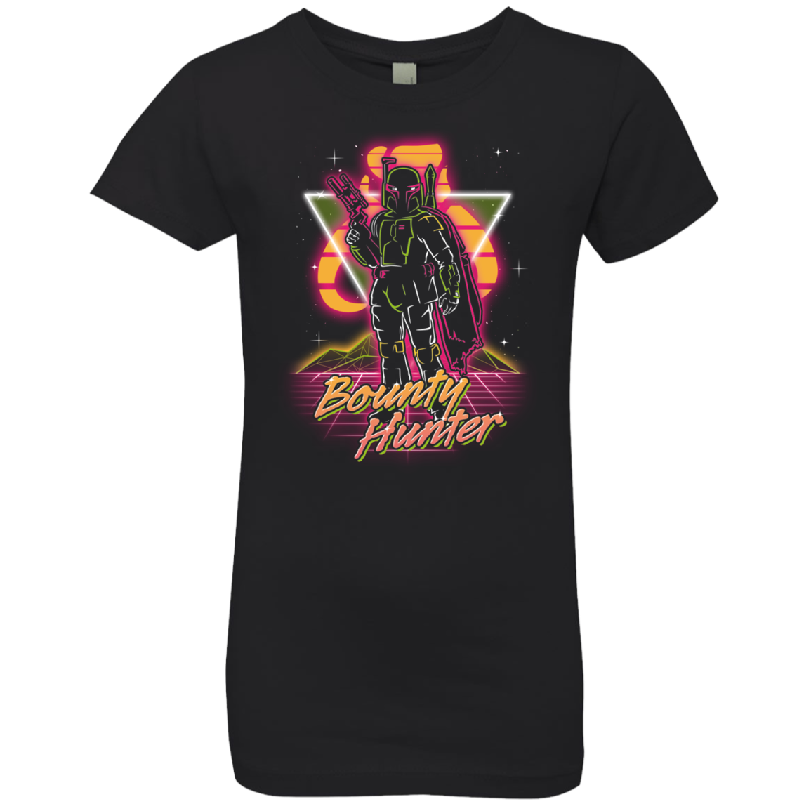 Retro Bounty Hunter Girls Premium T-Shirt