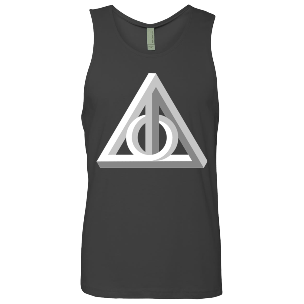 Deathly Impossible Hallows Men's Premium Tank Top