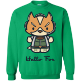 Hello Fox Crewneck Sweatshirt