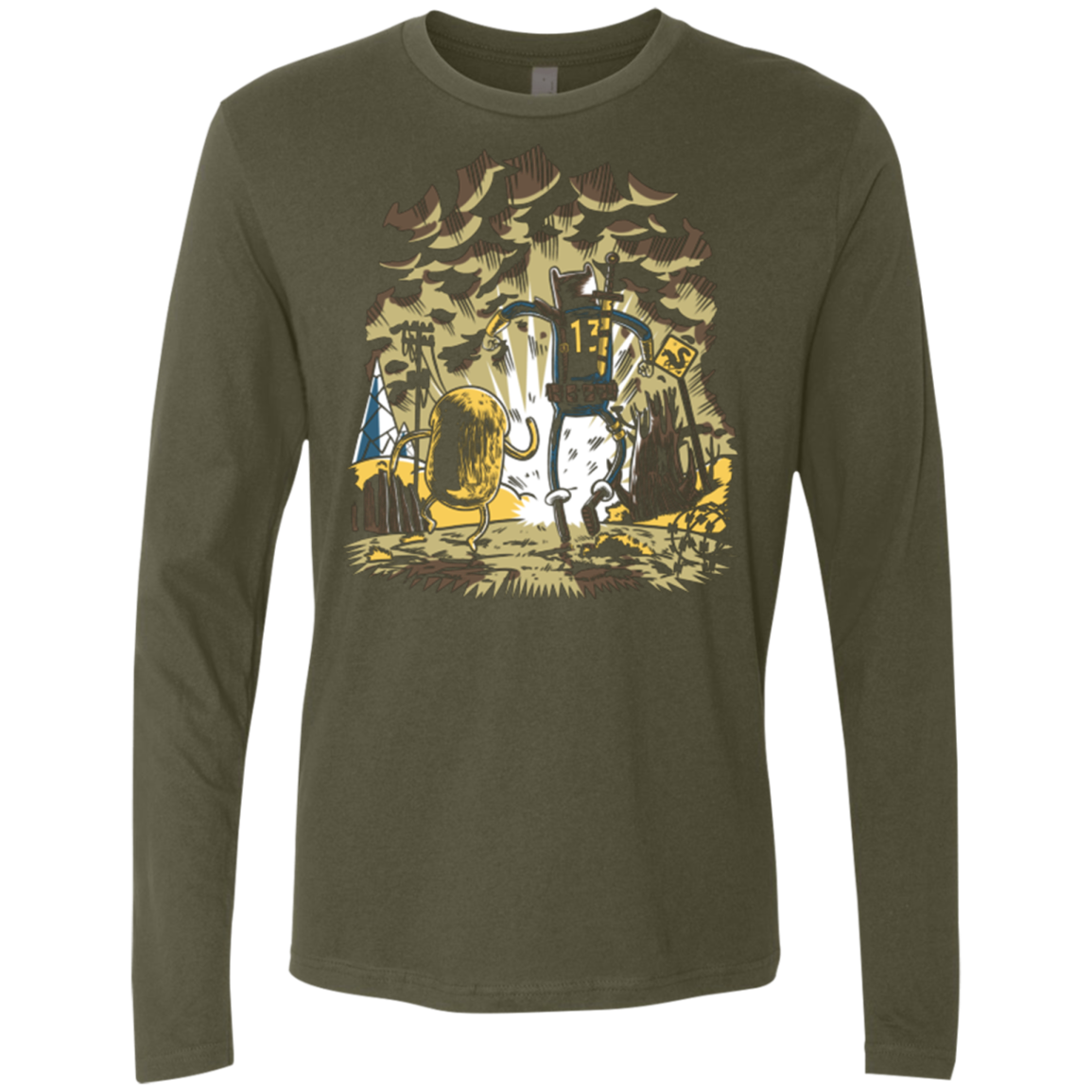 wasteland time Men's Premium Long Sleeve