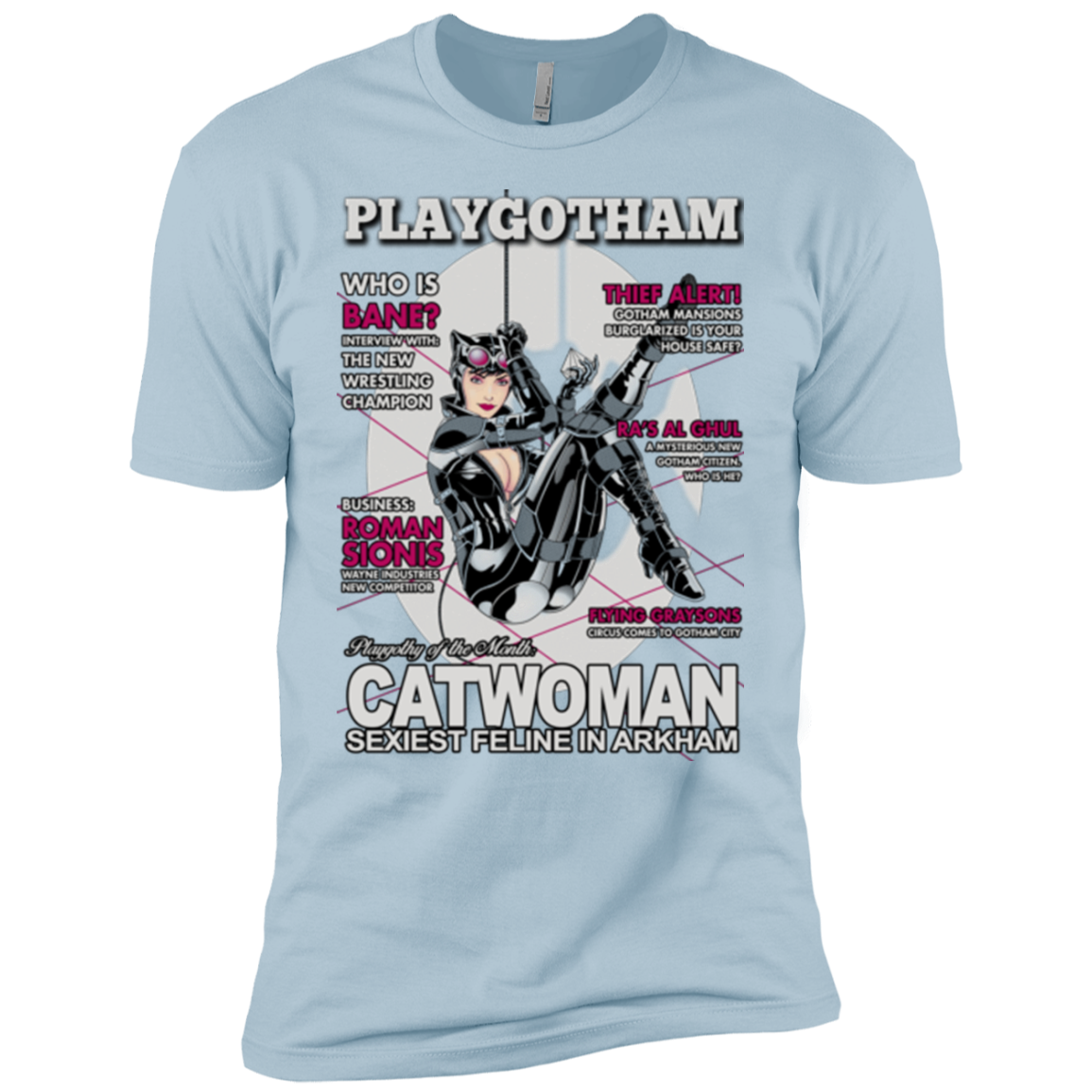 Catwoman PlayGotham Boys Premium T-Shirt