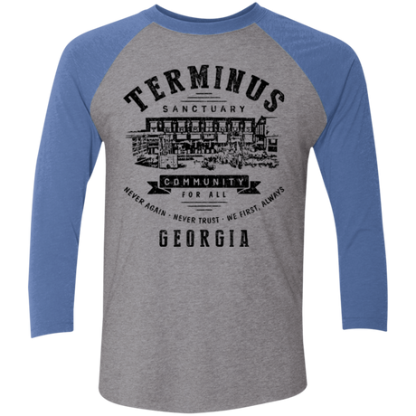 Terminus Sanctuary Community Men's Triblend 3/4 Sleeve