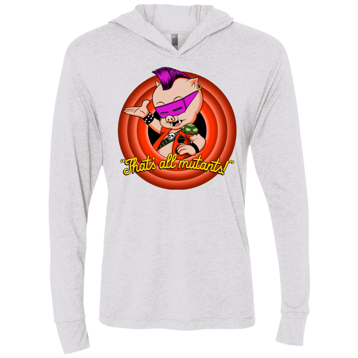 Thats all Mutants Triblend Long Sleeve Hoodie Tee
