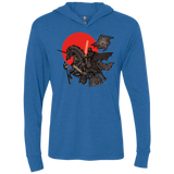 SAMURAI GALAXY Triblend Long Sleeve Hoodie Tee